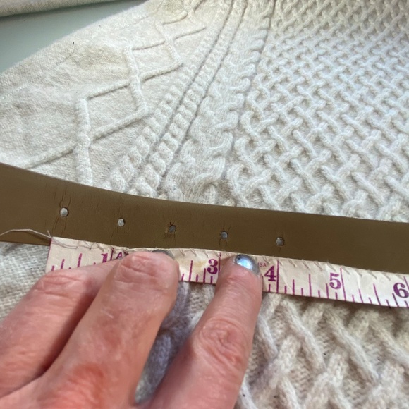 Vintage Talbots Small Leopard Print Belt 29-33" - Picture 6 of 8